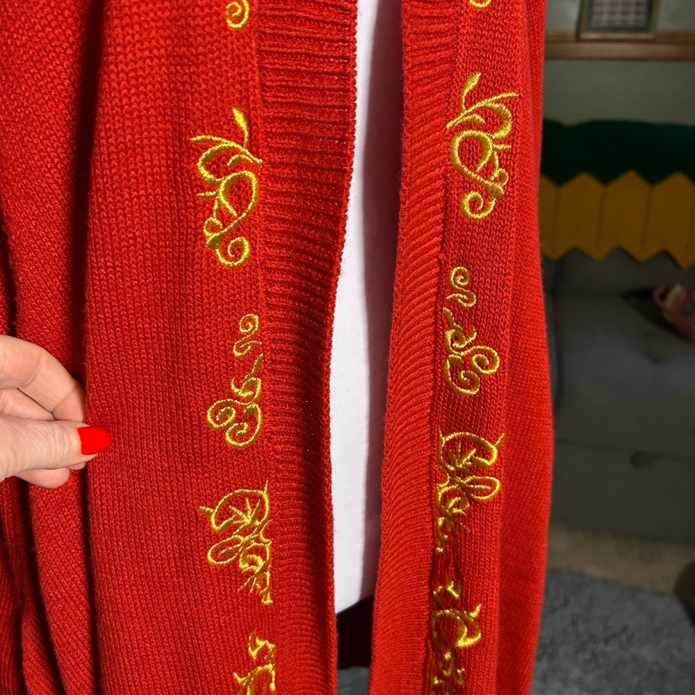 Star Wars Her Universe Queen Amidala Red Open-Front Cardigan - Picture 2 of 9